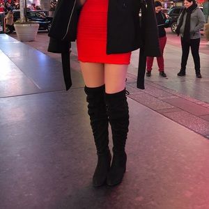 Knee high boots